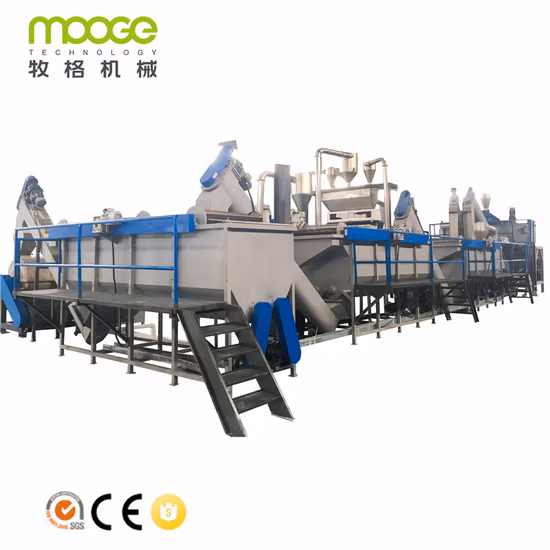 MT Series Plastic PET PE PP Crusher Granulator Washing and Recycling Recycling Line