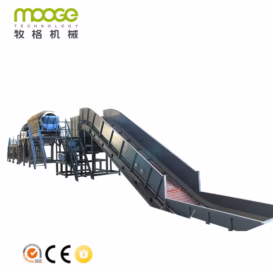 MT Series Plastic PET PE PP Crusher Granulator Washing and Recycling Recycling Line
