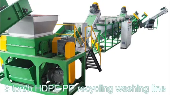 Plastic Bottle Crushing Recycling Plant Pet Washing Recycling Line